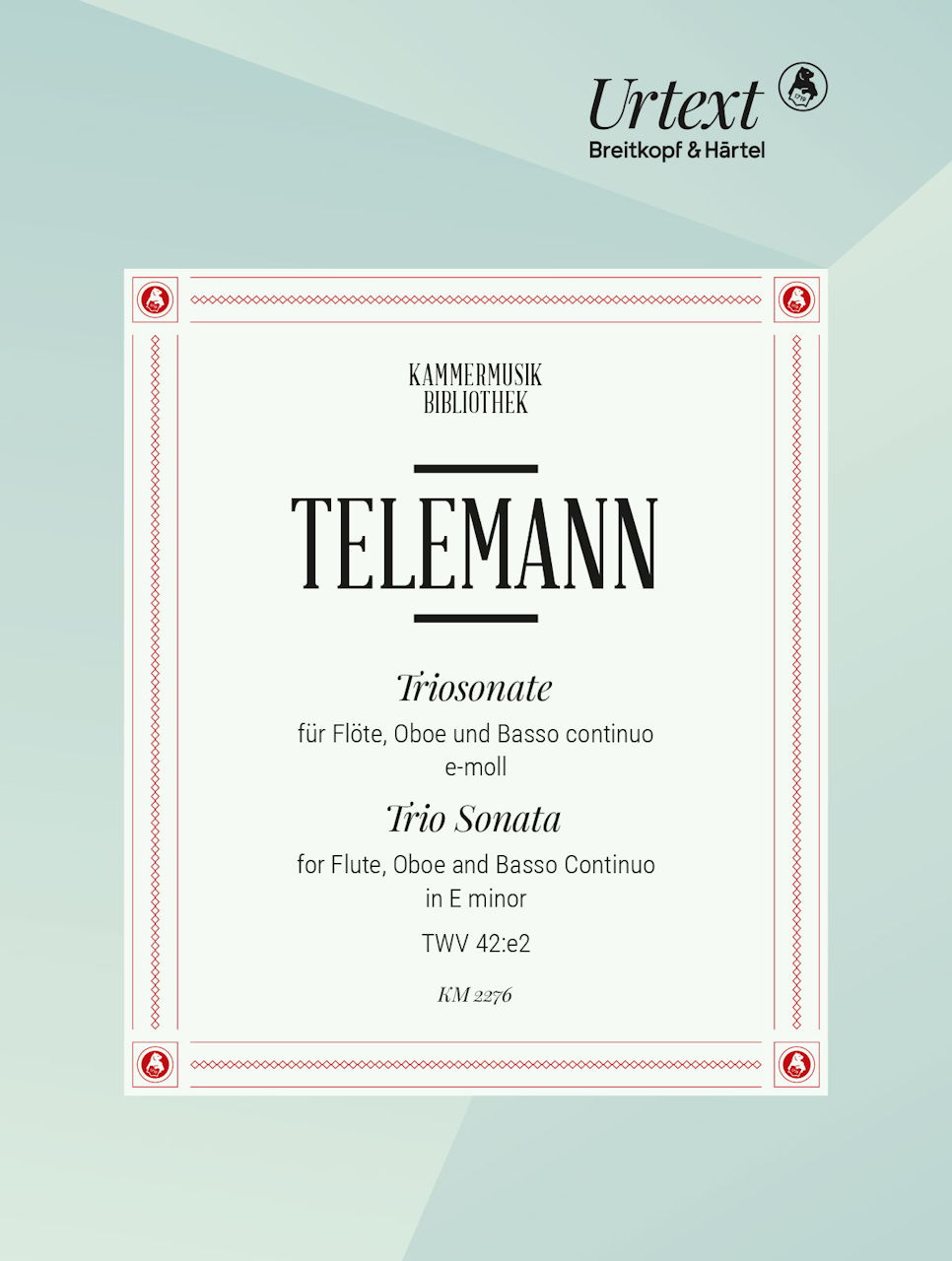 Telemann, Trio in e (Tafelmusik 2/4) (Breitkopf)