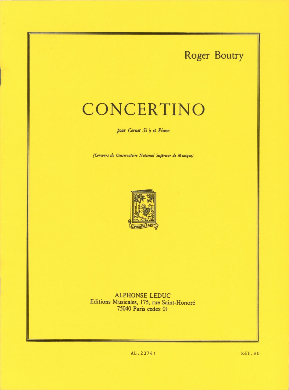 Boutry, Concertino (Trp,Pf) (Leduc)