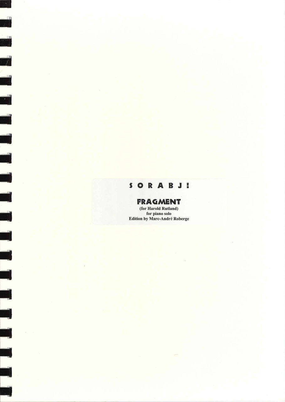 Sorabji, Fragment for Harold Rutland (Sorabji Archive)