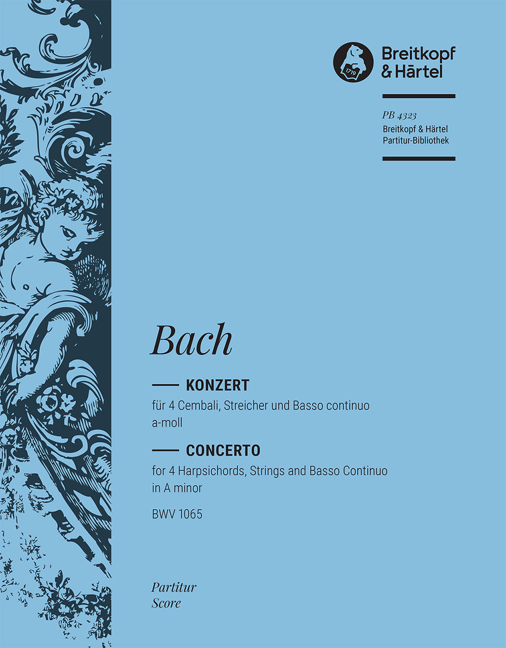 Bach, Concerto BWV 1065 in a (Score) (Breitkopf)