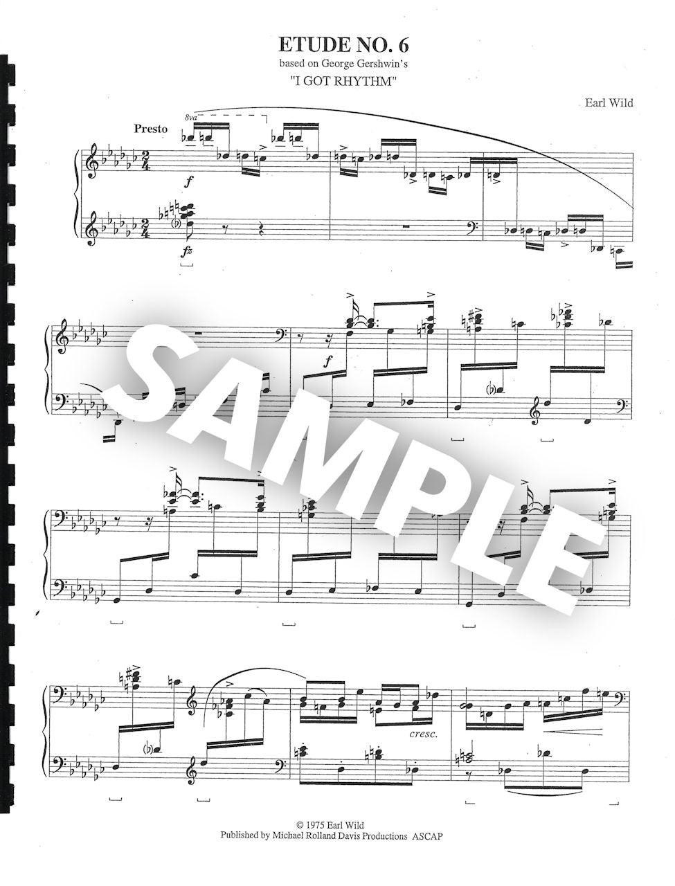 Gershwin/Wild, I Got Rhythm (Michael Rolland Davis)