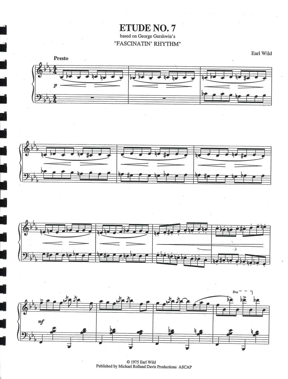 Gershwin/Wild, Fascinatin' Rhythm (Michael Rolland Davis)