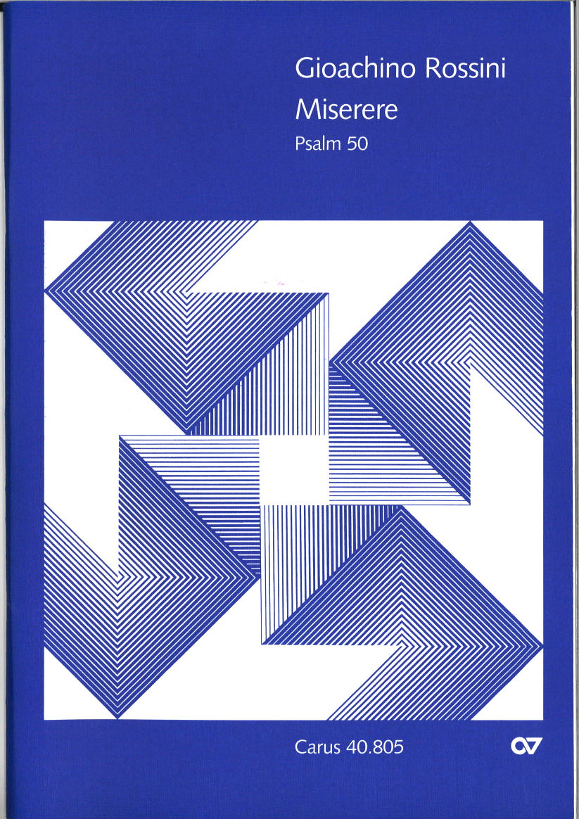 Rossini, Miserere. Psalm 50 Full Score (Carus)