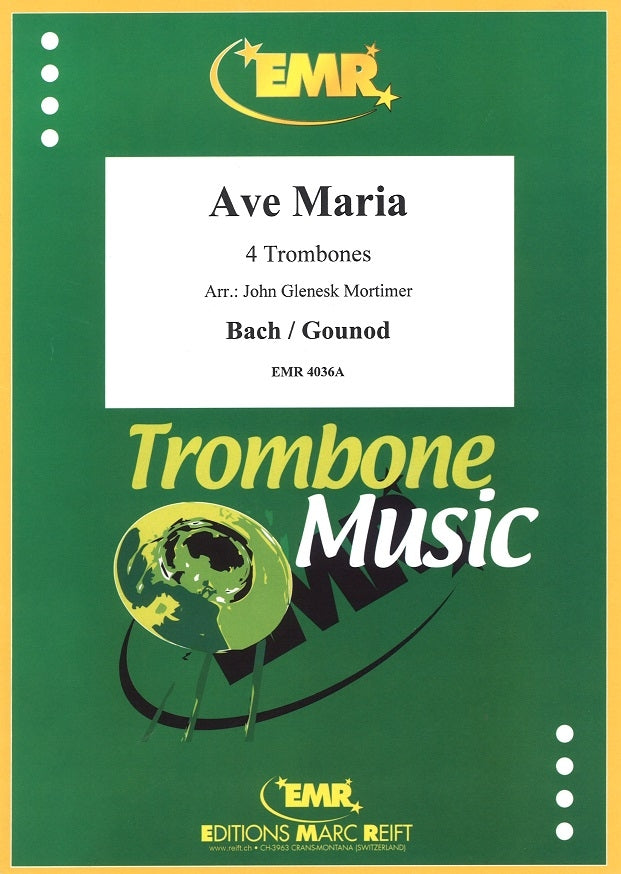 Bach/Gounod, Ave Maria (4Tbn) (Reift)