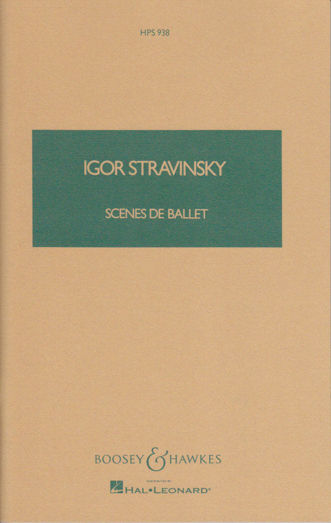 Stravinsky, Scenes de Ballet (Boosey)