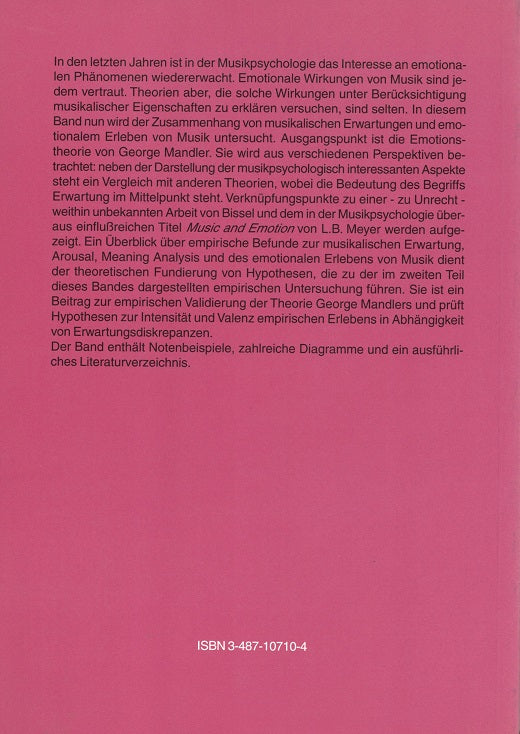 Feldmann, Erwartungsdiskrepanz (Olms)