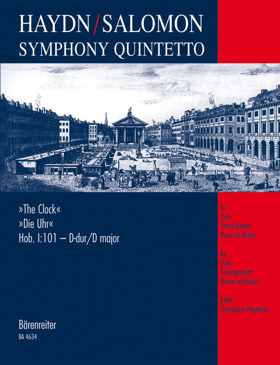 Haydn, Symphony Quintetto 'The Clock' (Barenreiter)