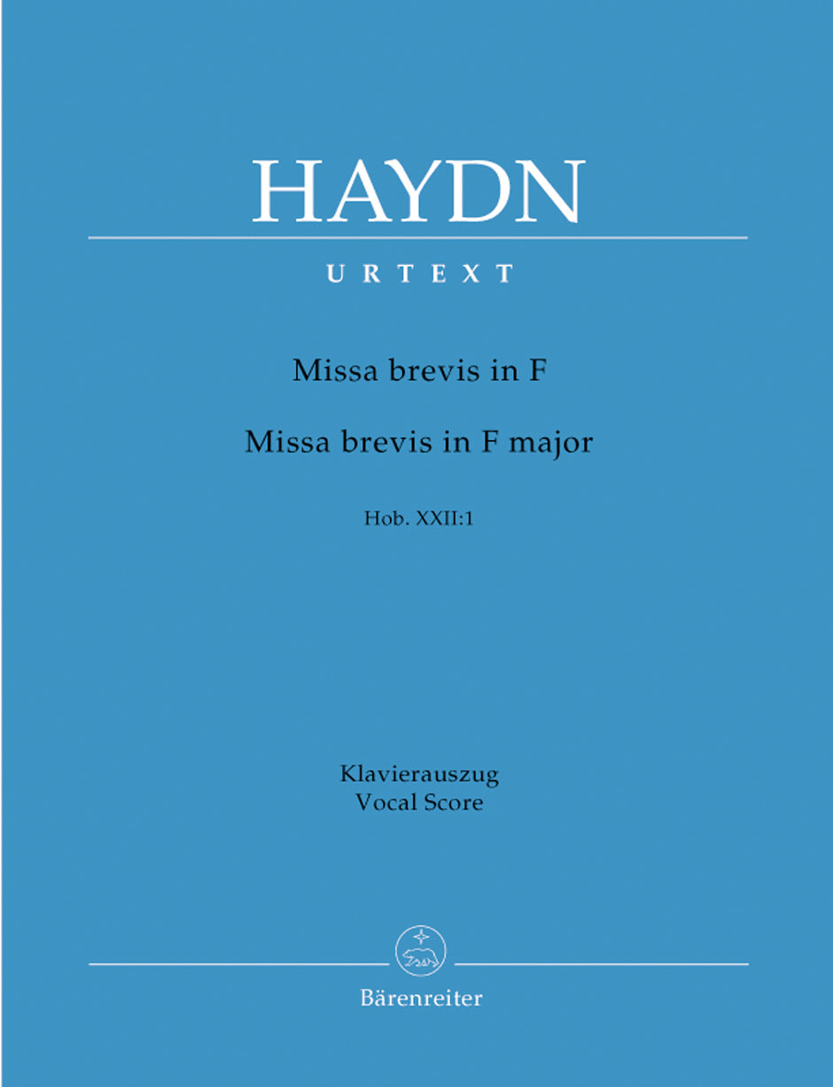 Haydn, Missa brevis in F, Hob. 22/1 (Barenreiter)