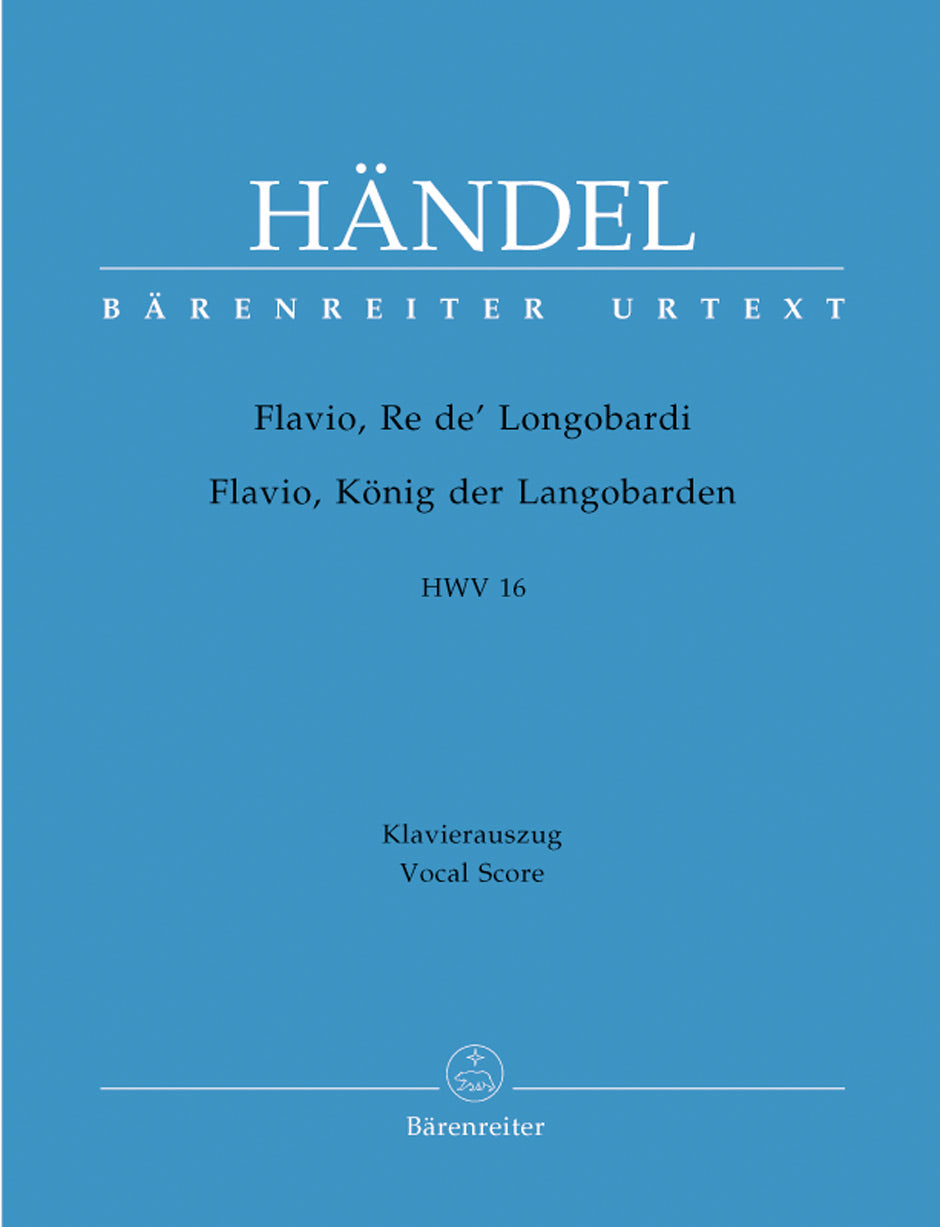 Handel, HWV 16 Flavio, Re de' Langobardi (Barenreiter)