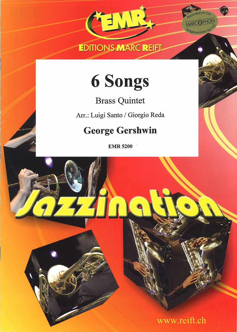 Gershwin, 6 Songs (2Trp,Hn,Tbn,Tba) (Reift)