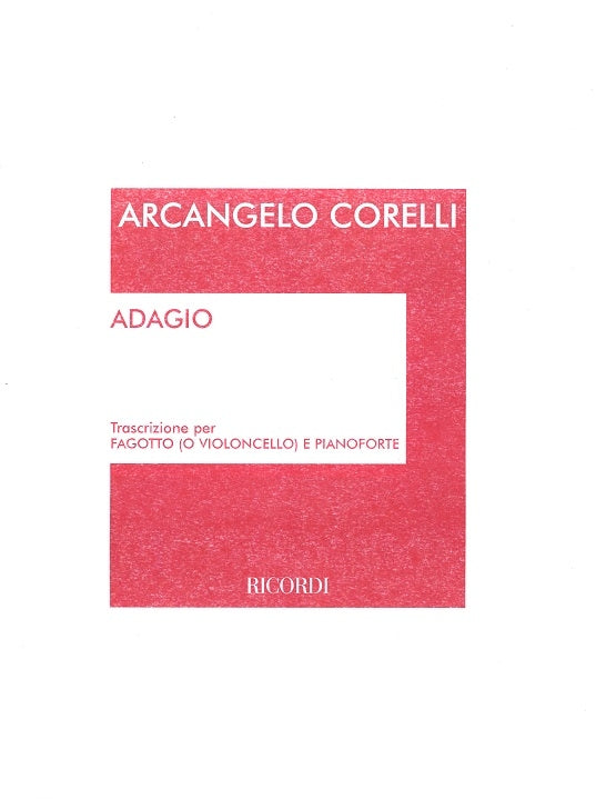 Corelli, Adagio (Bn/Vc,Pf) (Ricordi)