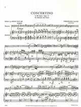 David, Concertino op. 12 in Bb (Bn,Pf) (IMC)