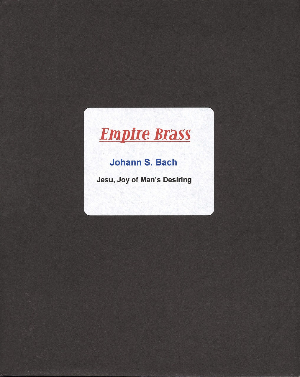Bach, Jesus, Joy of Man's Desiring (+Org (KRS Publishing)