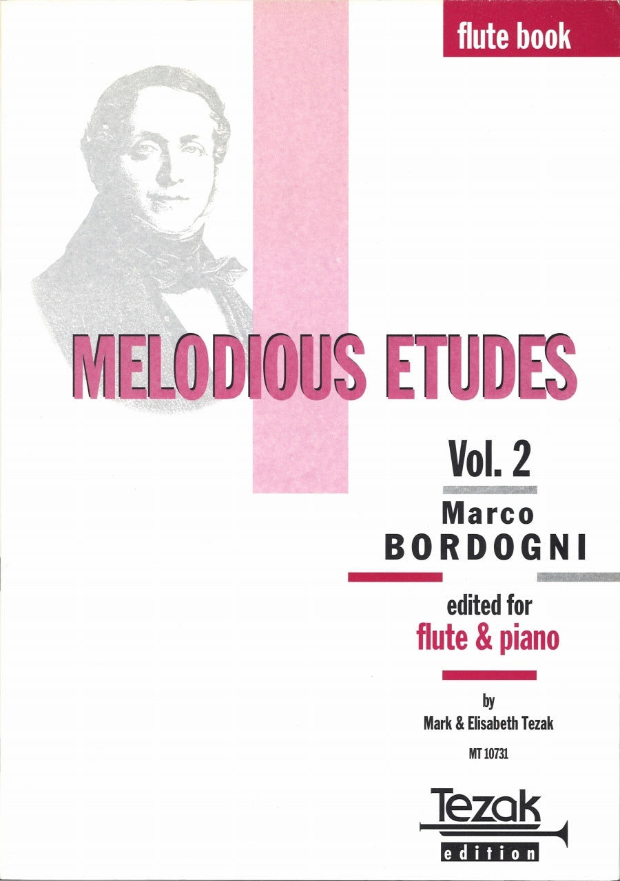 Bordogni, Melodious Etudes 2 (Fl,Pf) (Tezak)