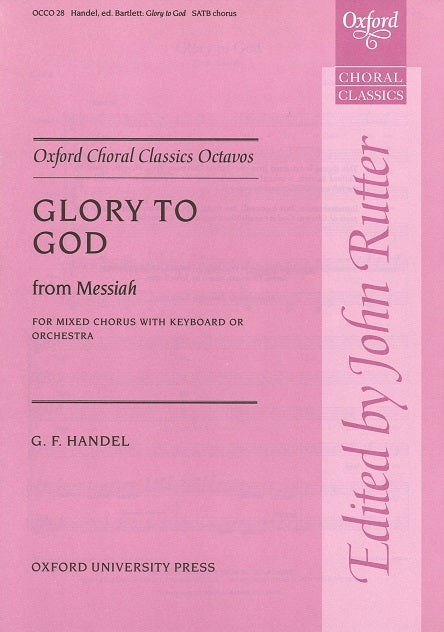Handel, Glory to God (SATB,Pf) (Oxford University Press)