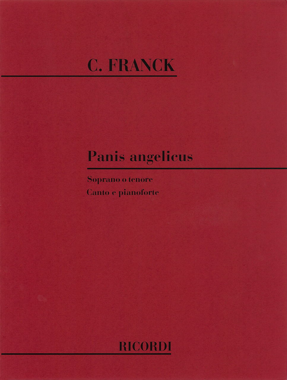 Franck, Panis Angelicus (Sop/Ten,Org/Pf) (Ricordi)