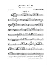 Defaye, 4 Pieces (4Tbn) (Leduc)