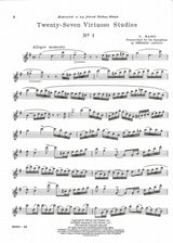 Bassi, 27 Virtuoso Studies (Iasilli) (Carl Fischer)