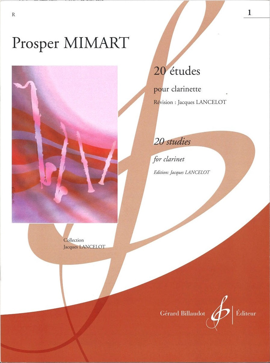 Mimart, 20 Etudes, 1: 1-10 (Lancelot) (Billaudot)