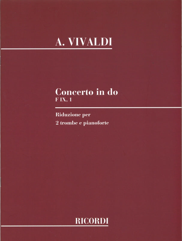 Vivaldi, Concerto in C RV 537 (2Trp,Pf) (Ricordi)