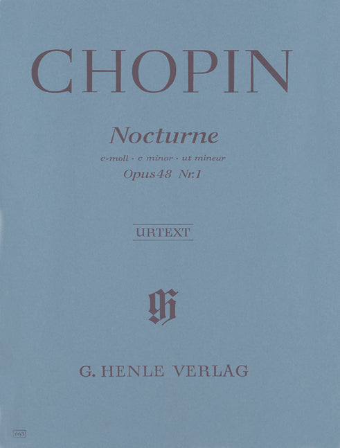 Chopin, Nocturne op. 48/1 in c (Henle)