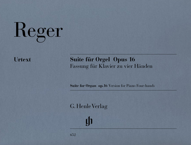 Reger, Suite op. 16 in e (Henle)