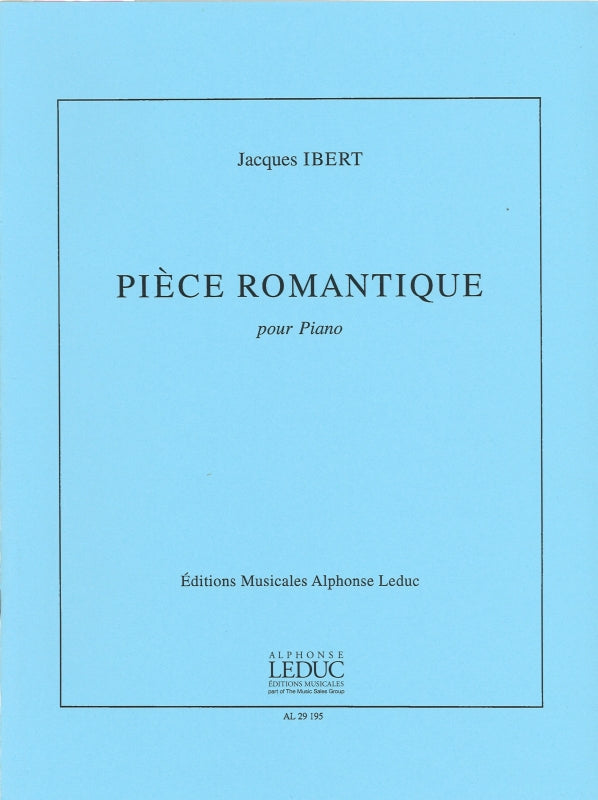 Ibert, Piece romantique (Leduc)