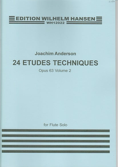 Andersen, 24 Etudes tech. op. 63/II (W.Hansen)