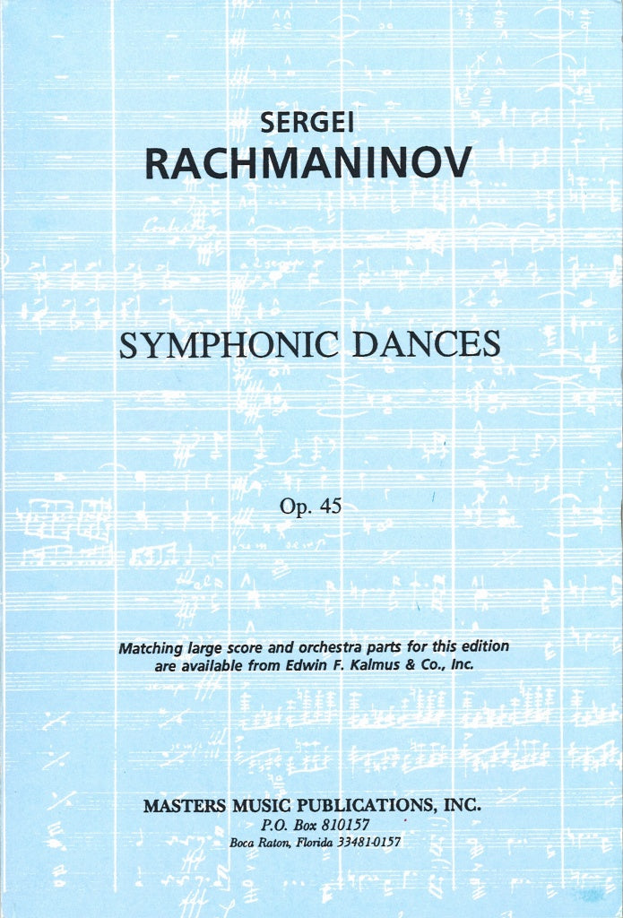 Rachmaninoff, Symphonic Dances op. 45 (Masters Music)