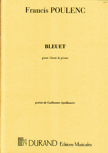 Poulenc, Bleuet FP 102 (1939) [F] (Durand)