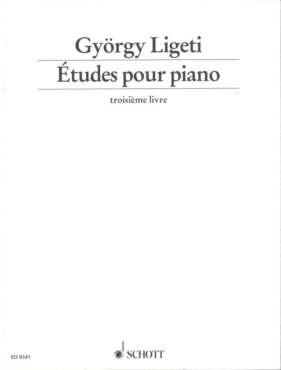 Ligeti, Etudes 3e livre Cah. 1: 15-18 (Schott)