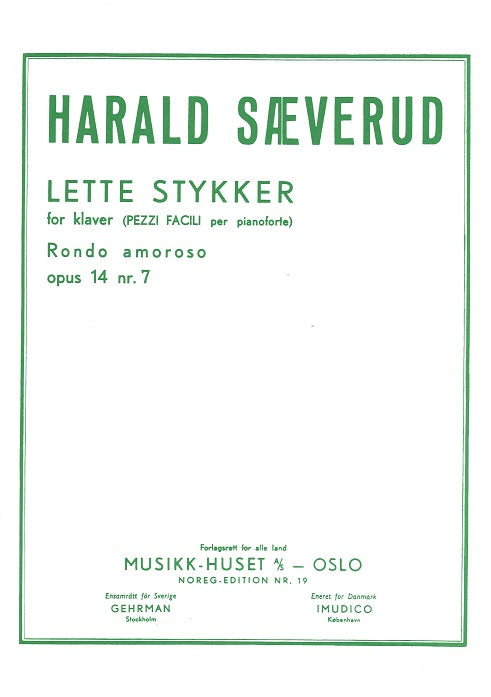Saeverud, Pezzi facile op.14, 7: Rondo (Musikk-Huset)