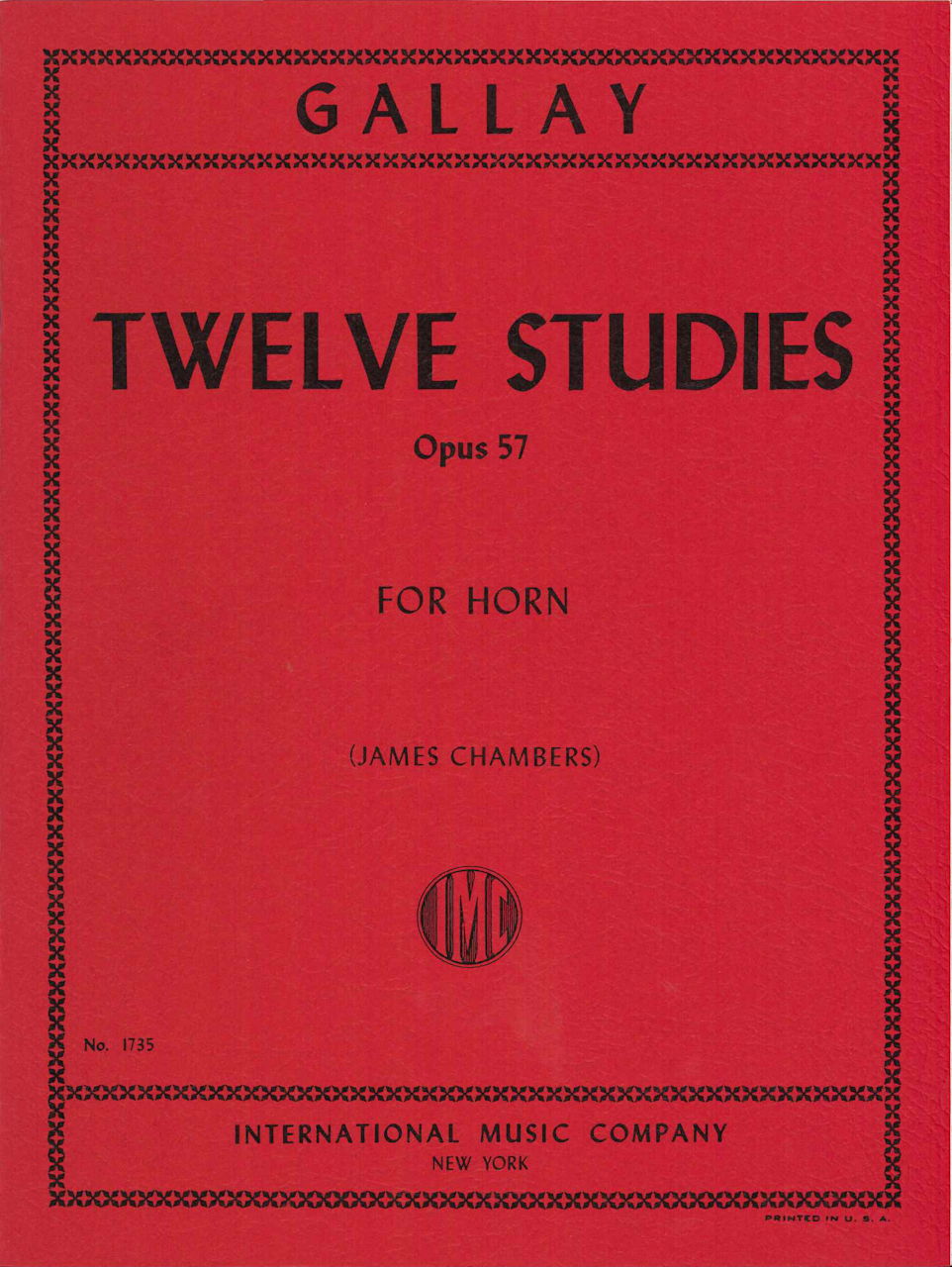 Gallay, 12 Studies for 2nd Horn op. 57 (IMC)