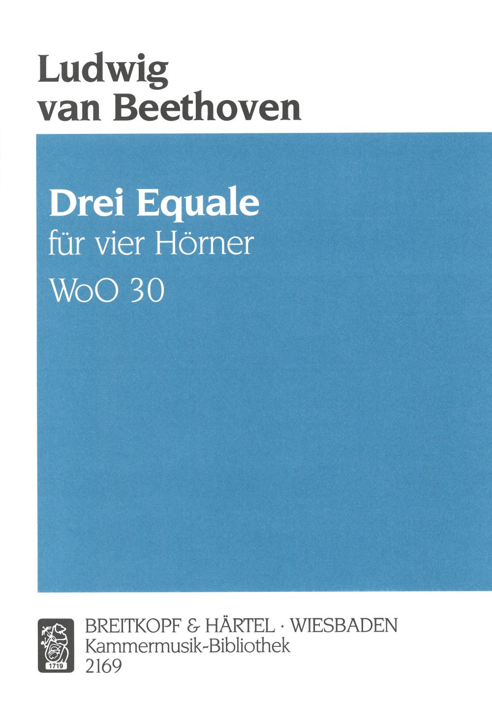 Beethoven, 3 Equali WoO 30 (4Hn) (Breitkopf)