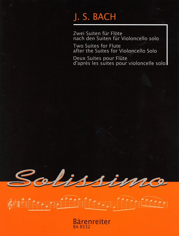 Bach, Suiten BWV 1007, 1009 (Fl Solo) (Barenreiter)