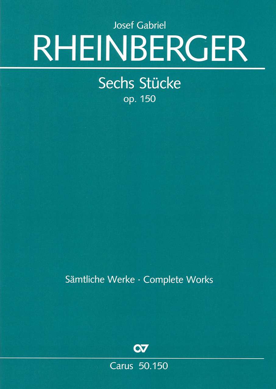 Rheinberger, 6 Stucke op. 150 (Vn,Org) (Carus)