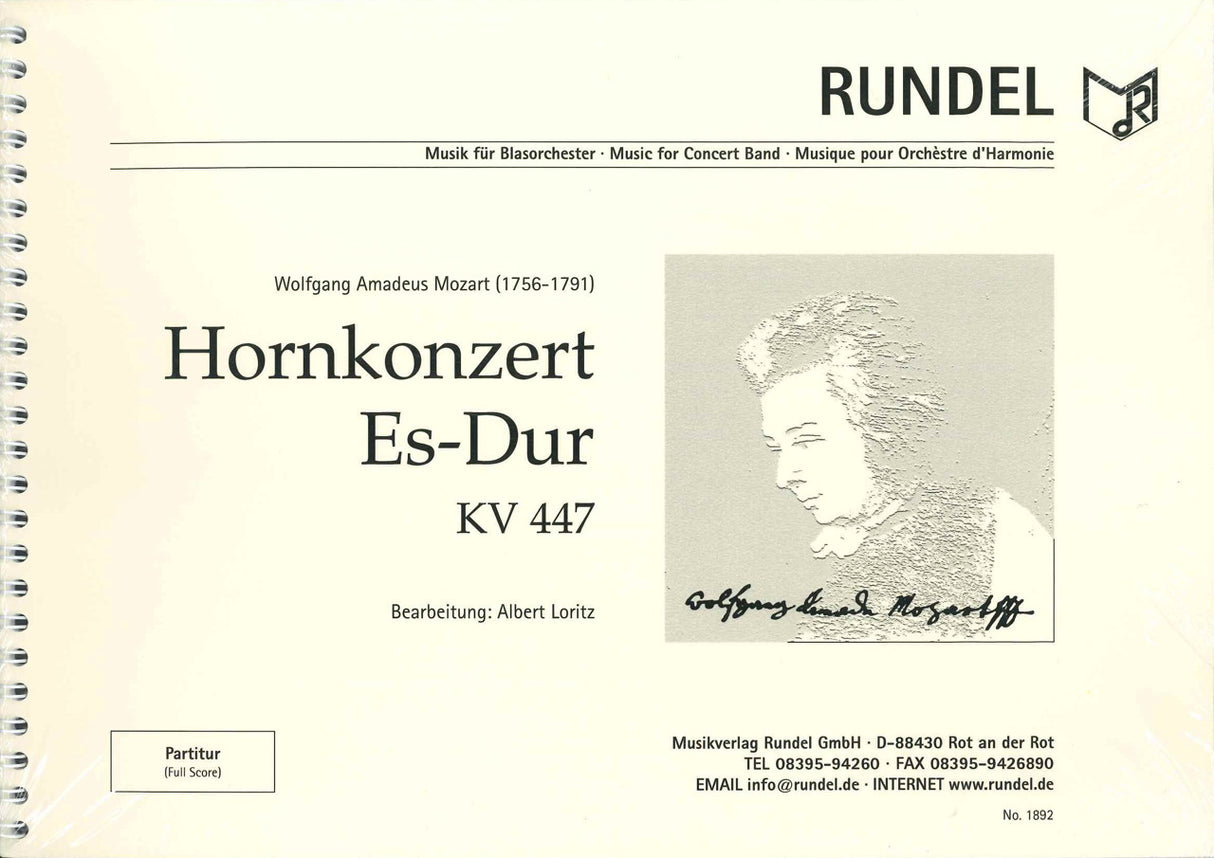Mozart, Horn Concerto No.3 (Hn,Band) (Rundel)