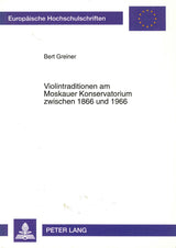 Greiner, Violintraditionen (Peter Lang)