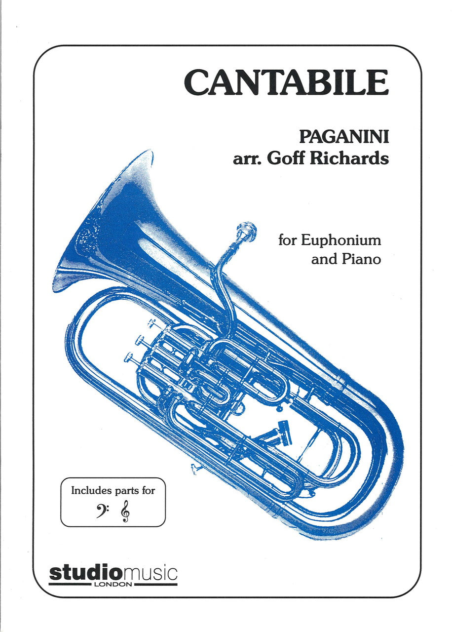 Paganini, Cantabile (Euph,Pf) (Studio Music)