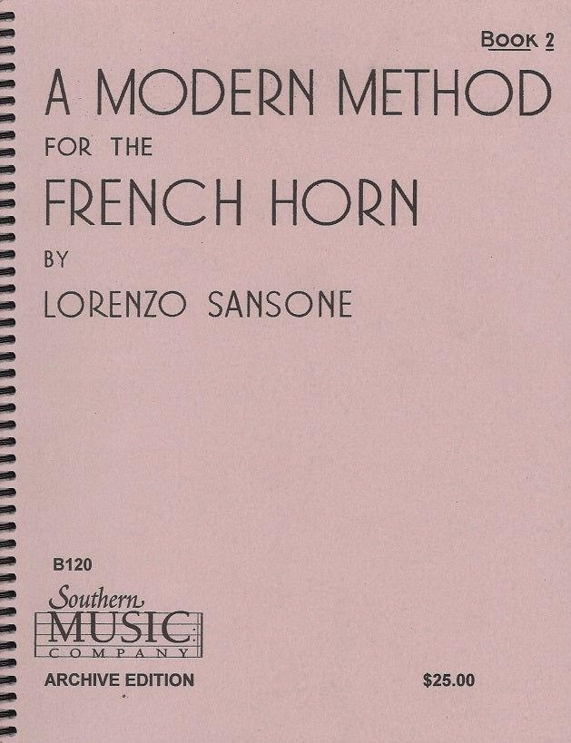 Sansone, Modern French Horn Method 2 (Southern)