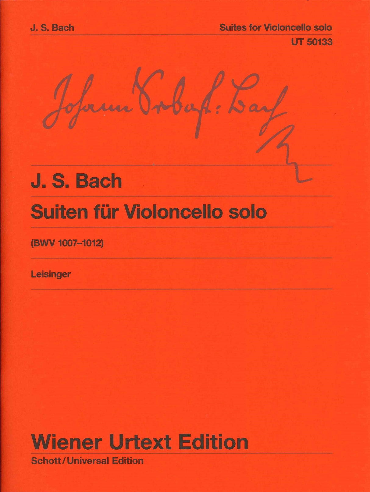 Bach, Suiten BWV 1007-1012 (Leisinger) (Wiener Urtext Edition)