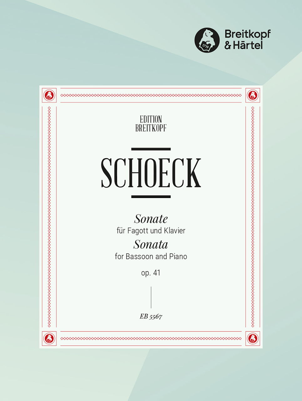 Schoeck, Sonate op. 41 (Bn,Pf) (Breitkopf)