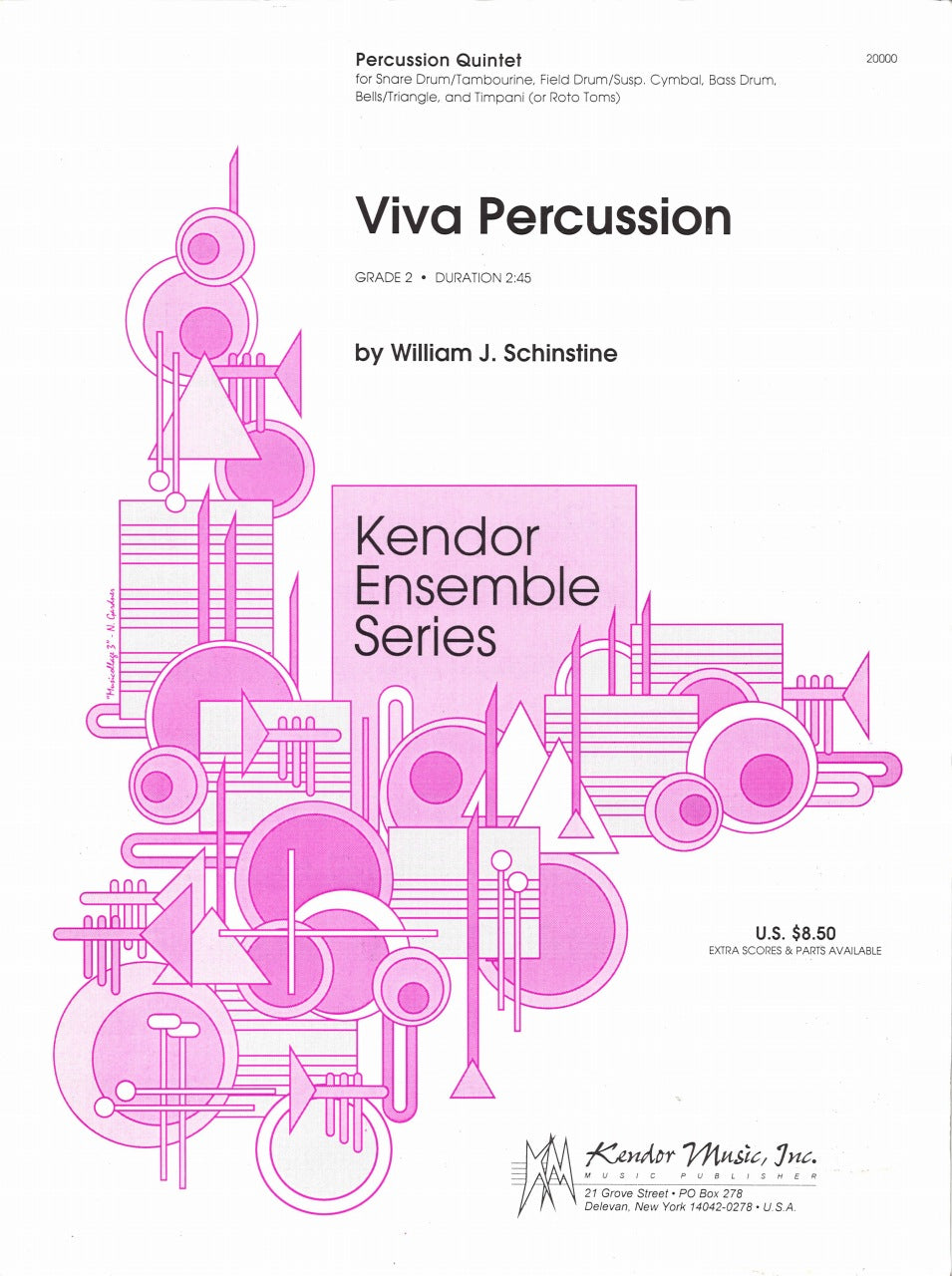 Schinstine, Viva Percussion (6-Player) (Kendor)