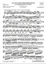 Kroepsch, 416 Etudes progressives, 1 (Billaudot)
