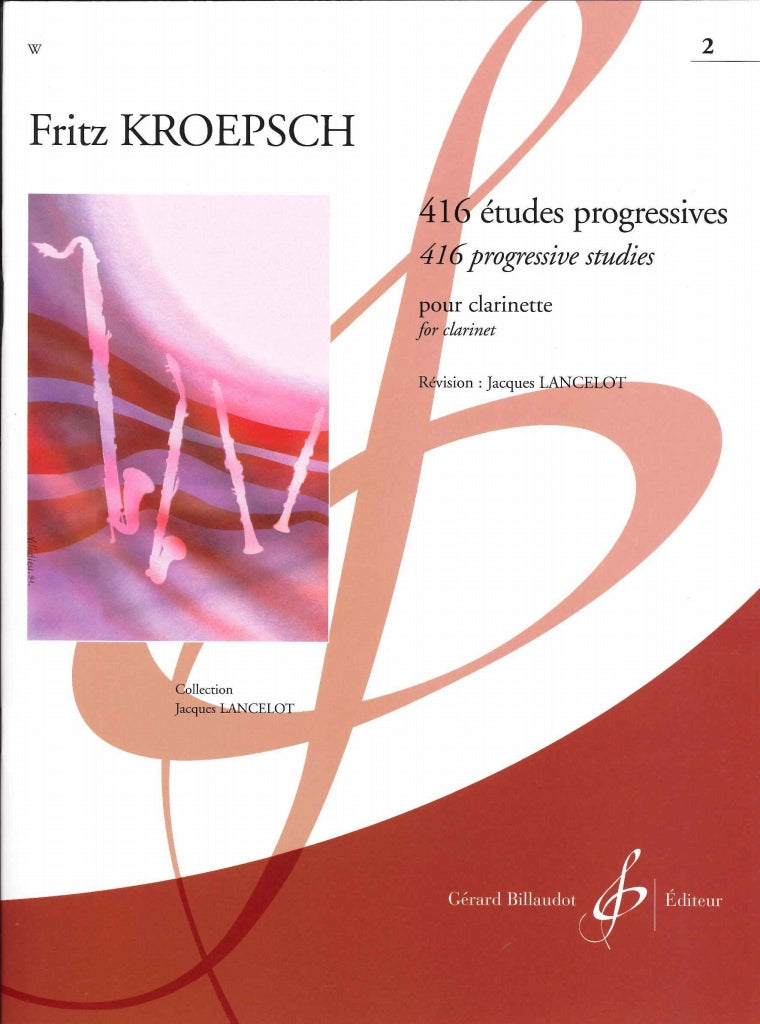 Kroepsch, 416 Etudes progressives, 2 (Billaudot)