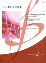 Kroepsch, 416 Etudes progressives, 3 (Billaudot)