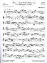 Kroepsch, 416 Etudes progressives, 4 (Billaudot)