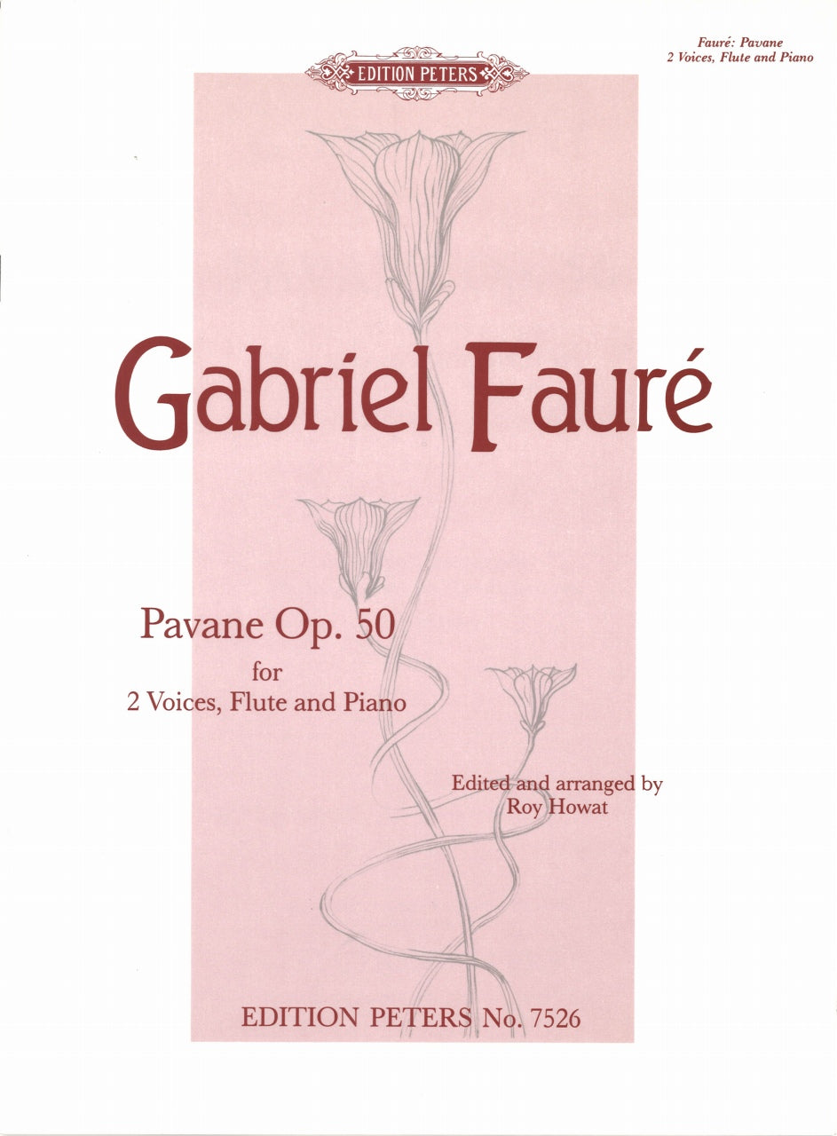 Faure, Pavane (Sop/Alt,Ten/Bar,Fl,Pf) (Peters)