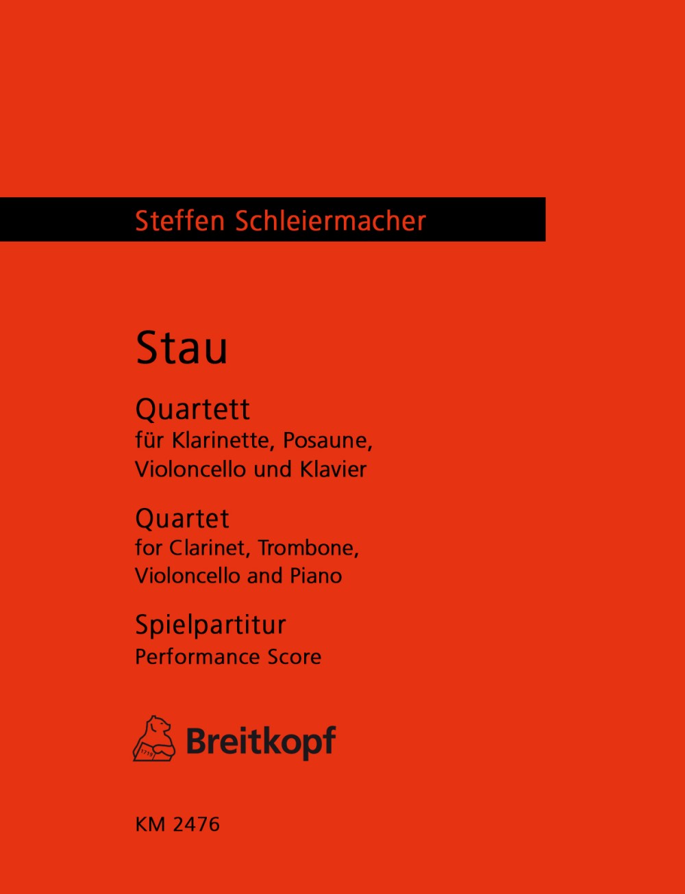 Schleiermacher, Stau (Cl,Tbn,Vc,Pf) (Breitkopf)