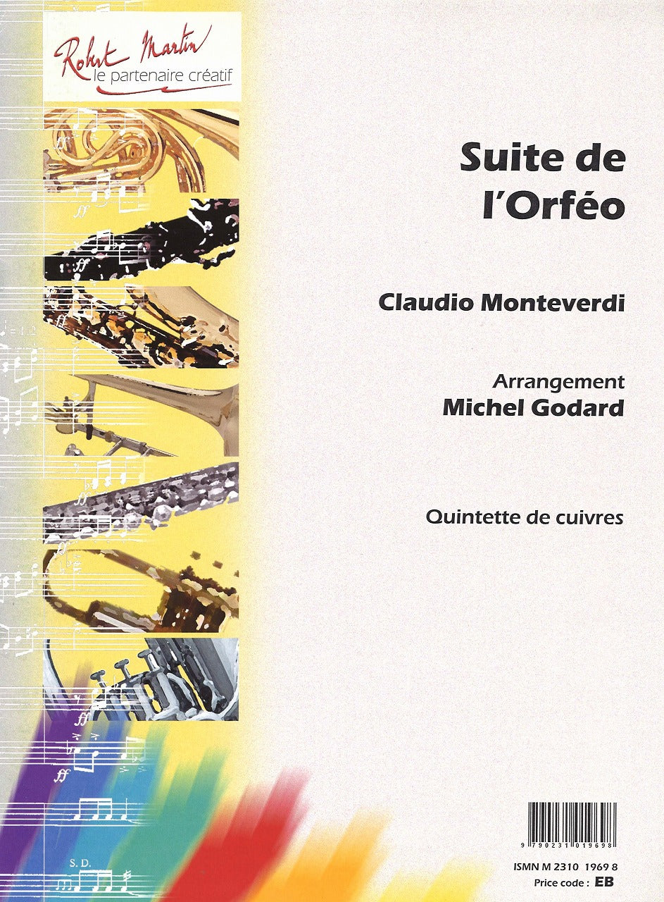 Monteverdi, L'Orfeo, Suite (Quintet,Org) (Robert Martin)